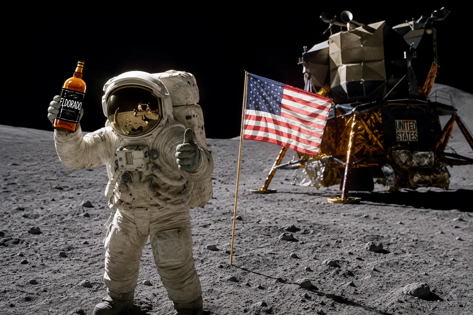 The moon landing